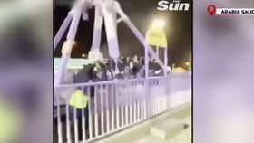 VIDEO Accident grav într-un parc de distracții din Arabia Saudită: Trei persoane în stare critică după prăbușirea unei roți care se învârtea la 360 de grade